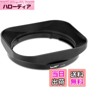 �y���������zHaoge LH-X33 �o���l�b�g���^���X�N�G�A�����Y�t�[�h�V�F�[�h for XF16-50mm F2.8-4.8 R LM WR Fuji Fujinon XF 33mm/F1.4,23mm F1.4 R LM WR (58MM �o�[�W����2)�����Y �F�FBlack (Not with Metal Front Cap)
