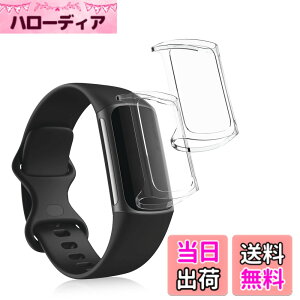 �y���������zkwmobile 2x �P�[�X Fitbit Charge 6 / Charge 5�Ή� �J�o�[ - �t���J�o�[ �V���R�� �ϏՌ� �S�̕ی� ����/���F �F�F����