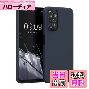 �y���������zkwmobile �ی�P�[�X Xiaomi Redmi Note 11 / Note 11S�Ή� - �ϏՌ� �X�}�z�P�[�X TPU�ی� �\�t�g �V���R�� ���^���b�N �]�f�B�A�b�N �u���[ �F�F�u���[�x���[�̐�