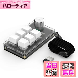 �y���������zSIKAI CASE �Ў�L�[�{�[�h ���ʌ^�� �v���O���}�u���L�[�{�[�h ���J�j�J���L�[�{�[�h �yBluetooth�ڑ� ���C���t�� �m�u1�t�� RGB�Ȃ��z6�L�[ ����Q�[�~���O�L�[�{�[�h �Ў� ����