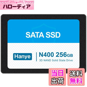 �y���������zHanye SSD 3D NAND TLC�̗p ����2.5�C���` SATAIII 6Gb/s 520MB/s �A���~��➑� ���K�㗝�X�i ����3�N �T�C�Y�F256GB