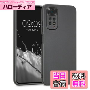 �y���������zkwmobile �ی�P�[�X Xiaomi Redmi Note 11 / Note 11S�Ή� - �ϏՌ� �X�}�z�P�[�X TPU�ی� �\�t�g �V���R�� ���^���b�N �]�f�B�A�b�N �u���[ �F�F���^���b�N �O���[