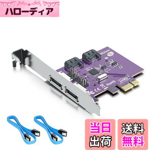 �y���������zPCIe SATA Card �F�F2�|�[�g, PCI-e X1�A�T�C�Y�F2�|�[�g, PCI-e X1