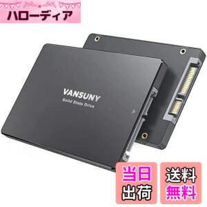 �y���������zVansuny ����SSD SATA III SSD 2.5 �C���`�����\���b�h �X�e�[�g �h���C�u ���x�� 3D NAND �t���b�V�� �ő� 450MB/�b�� PC ���b�v�g�b�v�p�n�[�h �h���C�u �F�FSATA 2.5�A�T�C�Y�F256GB