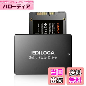 �y���������zEDILOCA ES106 SSD 2.5�C���` 7mm SATA3 6Gb/s 3D NAND�̗p �����^SSD �T�C�Y�F1TB