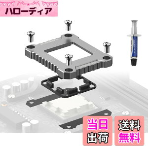 �y���������zElecGear AMD CPU�Ȃ��h�~�t���[���ARyzen 7000 Zen4 �V���[�Y�p�AAM5 LGA1718 �\�P�b�g�p�A���~�j�E���A�����p CPU �Œ�o�b�N���A�T�[�}�� �y�[�X�g �u���[�f�B���O �X�g�b�p�[�t�� �F�FAM