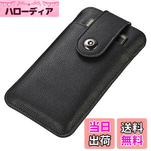 �y���������z�X�}�z�|�[�` ���^, YODIMDA �g�уP�[�X �� �Ή� iPhone SE ��3���� iPhone 14 �X���[�u�P�[�X �x���g�|�[�`�� �F�F�u���b�N�A�T�C�Y�F6.5�C���`�g�у|�[�`