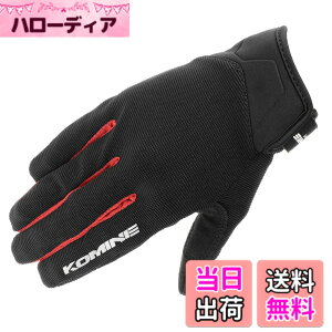 �y���������z�R�~�l(KOMINE) �o�C�N�p GK-1683 GK-168 ���C�h���b�V���O���[�u �A���V�A �F�FBlackRed�A�T�C�Y�FL