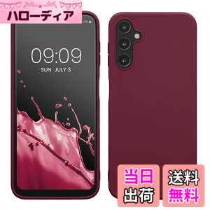 �y���������zkwmobile �X�}�z�P�[�X Samsung Galaxy A12�Ή� �P�[�X - �ϏՌ� ����~�� �\�t�g TPU �V���R�� - �l�I���T���S �F�F�{���h�[�o�C�I���b�g�A�T�C�Y�FGalaxy A14 5G