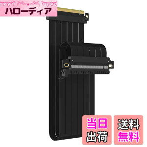 �y���������zGLOTRENDS PCIe 3.0 X16���C�U�P�[�u�� GPU �}�E���g�p PCI-E Gen3�Ή� 16GB/s���x �F�F�u���b�N�A�T�C�Y�F600mm