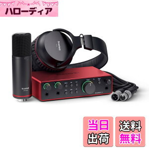 �y���������zFocusrite Scarlett ��4���� USB�C���^�[�t�F�C�X �F�F���b�h�A�T�C�Y�F4th Gen