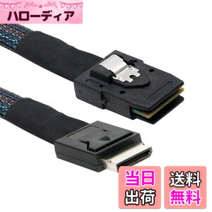 �y���������zXiwai OCULINK PCIE PCI-EXPRESS SFF-8611 8x 8 ���[�� - �f���A�� SFF-8087 4x SSD �f�[�^ �A�N�e�B�u �P�[�u�� 50 cm �F�F�u���b�N
