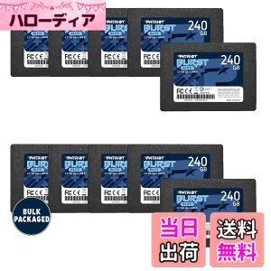 �y���������zPatriot Burst Elite Solid State Drive SSD 2.5 �T�C�Y�F240GB 10 Pack Bulk Packaging