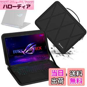 �y���������zSmatree �n�[�hEVA�ی�X���[�u�P�[�X 18�C���` ASUS ROG Strix Scar 18 2025 G835/2024/2023�A ASUS ROG Strix G18 2025 G815/2025 G814/2024/2023�ȂǂɓK�p �h��&�ϏՌ��o�b�O (X8329) �F�F�u���b�N�A�T�C�Y�F1