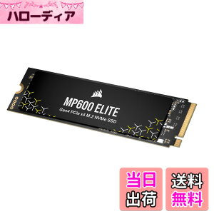 �y���������zCORSAIR MP600 ELITE �F�F�u���b�N�A�T�C�Y�F�q�[�g�V���N�Ȃ�