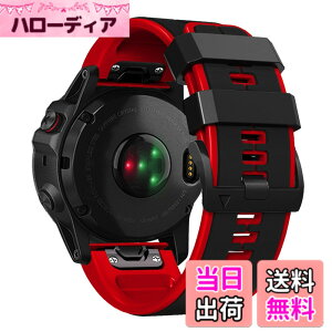 �y���������z[XYTYJQ] for GARMIN (�K�[�~��) Fenix 7X 6X 5X 5 6 �c�[�g���J���[�̃V���R���X�g���b�v Garmin���v�X�g���b�v22mm 26mm�� �X�|�[�e�B�Ȗh���X�g���b�v �F�F�u���b�N/���b�h�A�T�C�Y�F22mm