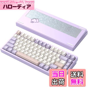 �y���������z�yWOBKEY Rainy 75�L�[�{�[�h�z�J���̂悤�ȑŌ��� ���J�j�J���L�[�{�[�h 3WAY�ڑ� OS�݊��� �z�b�g�X���b�v��VIA�̑Ή� �J�X�^�}�C�Y�� �K�X�P�b�g�f�U�C�� �A���~�j�E���f�ގg�p RG