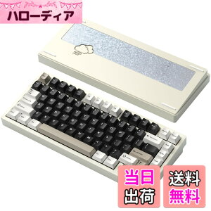 �y���������z�yWOBKEY Rainy 75�L�[�{�[�h�z�J���̂悤�ȑŌ��� ���J�j�J���L�[�{�[�h 3WAY�ڑ� OS�݊��� �z�b�g�X���b�v��VIA�̑Ή� �J�X�^�}�C�Y�� �K�X�P�b�g�f�U�C�� �A���~�j�E���f�ގg�p RG