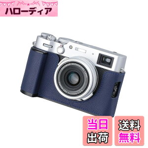 �y���������zSIUTATDSH �J�����n�[�t�P�[�X Fuji X100VI�p�A�r���e�[�W���^���{�v�C���X�^���g�J�����ی�P�[�X �X�^�C���b�V�� �|�[�^�u�� �ϏՌ� �F�FBlueL