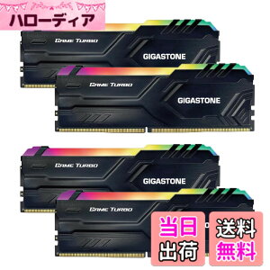 �y���������zPC Memory D4 Group D �F�FDDR4 3200MHz Black RGB Game Turbo 16GBx4�� (64GB)