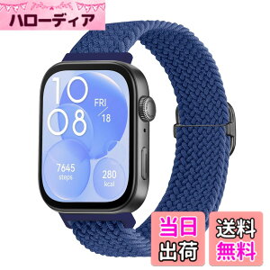 �y���������z[KeeFos] �o���h Huawei(�t�@�[�E�F�C) Watch Fit 5 Pro/5/4 Pro/Fit 4/Fit 3 �Ή� �����o���h �i�C�����f�� �ւ��x���g �݊��� �L�k�� �T�C�Y���� �҂݃u���X���b�g �ʋC�� �_�炵 �F�F�u���[