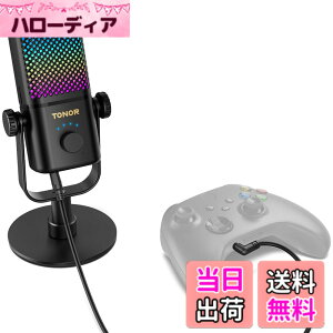 �y���������zTONOR Xbox�݊��}�C�N���t�H�� RGB�R���f���T�[�}�C�N ���}�C�N �P��w���� �Q�[�~���O�}�C�N 30���Ԃ̃o�b�e���[���� ��m�C�Y ���A���^�C�����j�^�����O �Q�C���R���g���[�� 