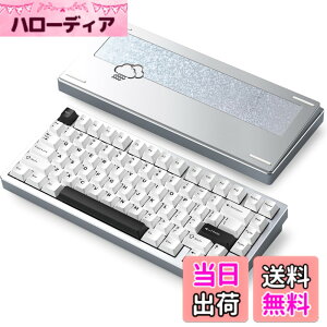 �y���������z�yWOBKEY Rainy 75�L�[�{�[�h�z�J���̂悤�ȑŌ��� ���J�j�J���L�[�{�[�h 3WAY�ڑ� OS�݊��� �z�b�g�X���b�v��VIA�̑Ή� �J�X�^�}�C�Y�� �K�X�P�b�g�f�U�C�� �A���~�j�E���f�ގg�p RG