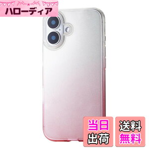 �y���������z�G���R�� iPhone 16 �P�[�X �N���A �O���f�[�V���� ���� �}�C�N���h�b�g���H �\�t�g TPU �X�g���b�v�z���_�[�V�[�g�t meliano ���킢�� ������� �G�������h PM-A24AUCWCGGN �F�F�y�[���s