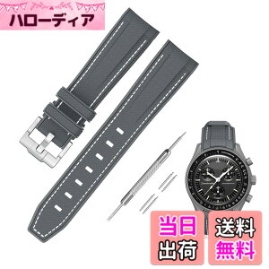 �y���������z[Jumpsunfun] 20mm ���v�o���h for Omega X Swatch Speedmaster MoonSwatch �I���K�ƃX�E�H�b�`�p�V���R���x���g Quick Release �����H��t�� �F�F�O���[�E�z���C�g�X�e�b�`