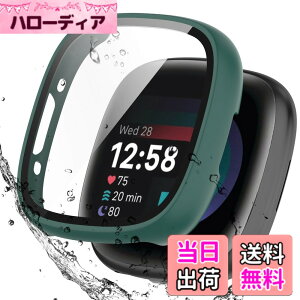 �y���������zBOOLINN For Fitbit sense2 �J�o�[/Fitbit versa4 �J�o�[ 3D���p�G�b�W �����^ PC+�K���X�f�� ��̌^ �t�@�[�E�F fitbit sense2 �P�[�X/fitbit versa4 �P�[�X �Ή� �����ߗ� �L�Y�h�~ �w��h�~ �ȒP��