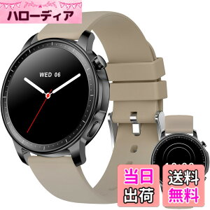 �y���������zMONOMAM CHIC �X�}�[�g�E�H�b�` ���f�B�[�X ������ iPhone�Ή� �A���h���C�h�Ή� AMOLED �펞�\�� �ی^ �x���g��20mm �����Y �����ʌv Line ���M�ʒm �F�FMocha Greige