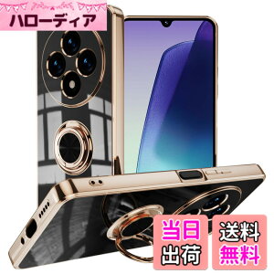 �y���������zLuFiYa �P�[�X �����O�t�� �J�o�[ TPU�f�� �X�^���h�@ �X�}�z�P�[�X �y�� �ϏՌ� ���� �C�菝�h�~ �����h�~ �ԍڃz���_�[ 360°��] �P�[�X �F�F�u���b�N�A�T�C�Y�FXiaomi Redmi 14C
