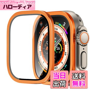 �y���������zBUITFOU Apple Watch Ultra �ی�t�B���� �A���~�j�E���ی�o���p�[+9H�����K���X Series Ultra 2/Ultra(2023/2022) 49mm �Ή� �����ߗ��t���ی� �L�Y�h�~ �h�o �s�N�Z���E�H�b�` �ی�t�B���� ��