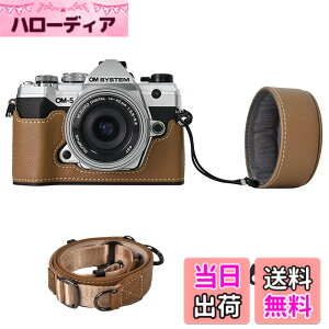 �y���������zVOVMOEYA �J�����P�[�X For Olympus OM-5/OM-D E-M5 III�COM-5�{�f�B�P�[�X For Olympus E-M5 III�J�����P�[�X OM5 �J�����ی�J�o�[ PU���U�[ D��l�W���t�� ��ʊJ�� �d�r���� �S�ʕی� �X�g���b�v