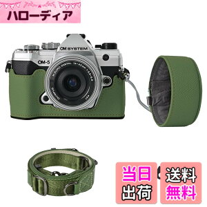 �y���������zVOVMOEYA �J�����P�[�X For Olympus OM-5/OM-D E-M5 III�COM-5�{�f�B�P�[�X For Olympus E-M5 III�J�����P�[�X OM5 �J�����ی�J�o�[ PU���U�[ D��l�W���t�� ��ʊJ�� �d�r���� �S�ʕی� �X�g���b�v
