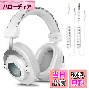 �y���������zFIFINE ���j�^�[�w�b�h�z�� DJ�w�b�h�z�� �w�b�h�t�H�� �L�� 3.5mm 6.35mm �P�[�u�� ���^ �I�[�o�[�C���[ PC/�~�L�T�[/�I�[�f�B�I�C���^�[�t�F�[�X/�|�[�^�u���v���[���[�Ή� ���y