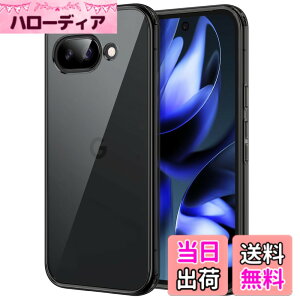 �y���������zJETech Google Pixel 7a / 8a / 9a / 10a �P�[�X ���΂݂Ȃ� �ی�P�[�X �Ռ��z�� �o���p�[�J�o�[ ���h�~�n�[�hPC�o�b�N �F�F�u���b�N�A�T�C�Y�FPixel 9a