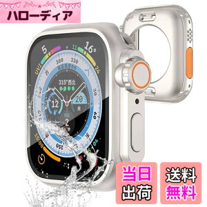 �y���������zJXRICH �Ή� Apple Watch �J�o�[ Series 6/5/4/SE2/SE (40mm) �A�b�v���E�H�b�` �J�o�[ 360°�h���P�[�X PC+�K���X�f�� ���b��Ultra��̌^ �����ȒP �ϏՌ� �S�ʕی� Apple Watch �P�[�X�Ή� �F�F�X�^