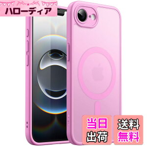 �y���������zJETech iPhone 17e (2026) / iPhone 16e�p �}�O�l�b�g �P�[�X MagSafe�ɑΉ� �������̃}�b�g�w�� ���^ �ϏՌ� �X�}�z�J�o�[ 6.1�C���`�f�B�X�v���C �F�F�s���N