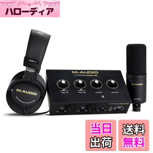 �y���������zM-AUDIO M-Track Duo HD �I�[�f�B�I�C���^�[�t�F�C�X USB-C�Ή� 24bit�E192kHz 2�C��2�A�E�g(XLR/TRS�Ή�) ���R�[�f�B���O�E�z�M�E�|�b�h�L���X�g�Ή� �\�t�g�E�F�A�X�C�[�g�t�� �F�F�u���b