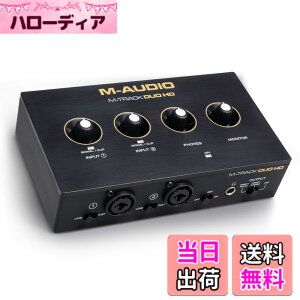 �y���������zM-AUDIO M-Track Duo HD �I�[�f�B�I�C���^�[�t�F�C�X USB-C�Ή� 24bit�E192kHz 2�C��2�A�E�g(XLR/TRS�Ή�) ���R�[�f�B���O�E�z�M�E�|�b�h�L���X�g�Ή� �\�t�g�E�F�A�X�C�[�g�t�� �F�F�u���b