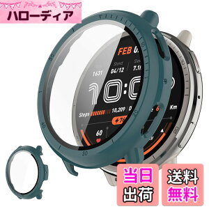 �y���������zUIUIKA For Amazfit Active 2 44mm ��p�J�o�[ Amazfit Active 2 44mm �ی�P�[�X �Z�b�g �����K���X�t�B����+���ϏՌ�PC�t���[�� �����E�Ռ��E�X�N���b�`�h�~ ���˒ጸ �w��h�~ �y�ʃX������