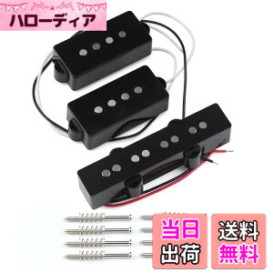 �y���������zFLEOR Alnico5 J�x�[�X�s�b�N�A�b�v+ P�x�[�X�s�b�N�A�b�v�Z�b�g�t�B�b�g4���G���L�x�[�X�M�^�[�p�[�c �F�FPJ Pickups Set