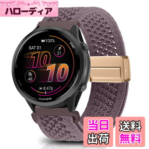 �y���������z[KeeFos] 22mm �o���h Garmin(�K�[�~��) Venu 4 45mm/Venu 3 45mm/2/Forerunner 570 47mm/265/255/Vivoactive 4/Active�Ή� �����o���h �i�C�����f�� ���C�o�b�N�� �}�O�l�b�g���o�b�N�� �ւ��x���g �҂ݕ� 
