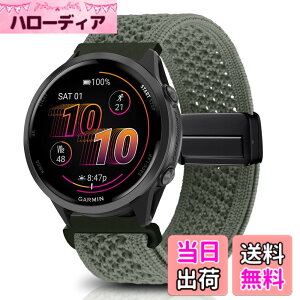 �y���������z[KeeFos] 22mm �o���h Garmin(�K�[�~��) Venu 4 45mm/Venu 3 45mm/2/Forerunner 570 47mm/265/255/Vivoactive 4/Active�Ή� �����o���h �i�C�����f�� ���C�o�b�N�� �}�O�l�b�g���o�b�N�� �ւ��x���g �҂ݕ� 
