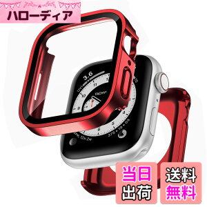 �y���������z�y�t���J�o�[�ی�zKawoco �A�b�v���E�H�b�` �h�� �J�o�[ Apple Watch SE Series 10 9 8 7 6 5 4 �Ή� �P�[�X 2 in 1 �O��̕ی� �ϏՌ� iWatch ��̌^ �P�[�X �F�F����̃��b�h�A�T�C�Y�F41mm