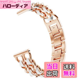 �y���������z[monomam] �X�}�[�g�E�H�b�` �x���g ���f�B�[�X �X�e�����X �`�F�[�� �����o���h �F�FROSE GOLD*WHITE�A�T�C�Y�F18mm