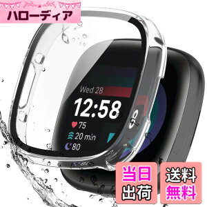 �y���������zBOOLINN For Fitbit sense2 �J�o�[/Fitbit versa4 �J�o�[ 3D���p�G�b�W �����^ PC+�K���X�f�� ��̌^ �t�@�[�E�F fitbit sense2 �P�[�X/fitbit versa4 �P�[�X �Ή� �����ߗ� �L�Y�h�~ �w��h�~ �ȒP��