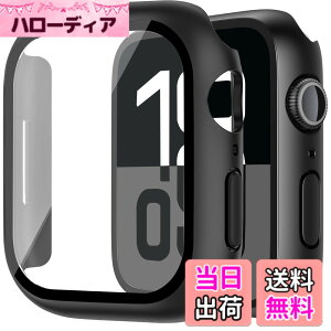 �y���������zJUNOVA Apple Watch ��̌^ �S�ʕی�P�[�X �K���X�t�B�������� �ϏՌ� PC�f�� �����ȒP �S���f���Ή� (Series 2 - Ultra 3 / SE - Series 11) �F�F�u���b�N�A�T�C�Y�FSeries11/10 42mm