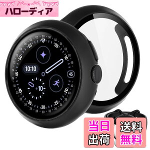 �y���������zBUITFOU For Google Pixel Watch 4 �J�o�[ 41MM Pixel Watch 4 �J�o�[ �[�d���T�|�[�g �����^ PC+�K���X�f�� ��̌^ �S�ʕی� �����ȒP �ϏՌ� �����ߗ� �w��h�~ ���h�~ �F�F�u���b�N�A�T�C�Y�F